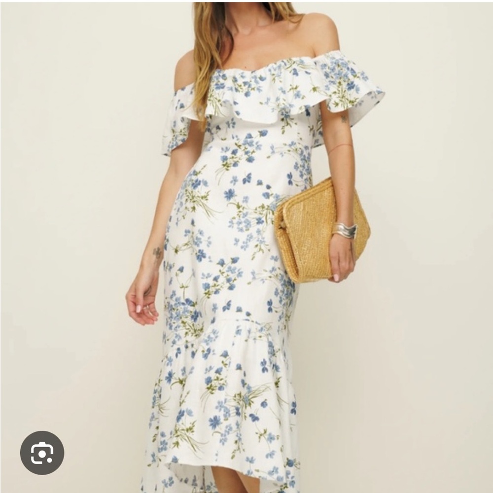 LIKE NEW REFORMATION Baela Linen Dress, Clarita, size 2